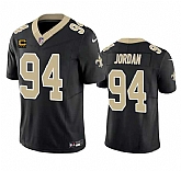 Men & Women & Youth New Orleans Saints #94 Cameron Jordan Black 2023 F.U.S.E. With 4-Star C Patch Vapor Untouchable Limited Jersey,baseball caps,new era cap wholesale,wholesale hats
